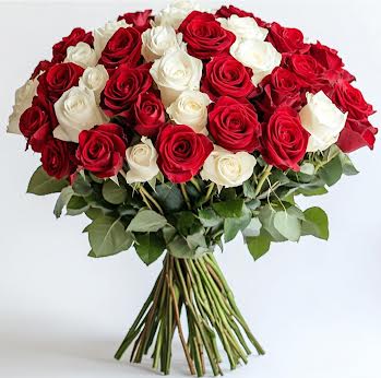 Bouquet de 50 rosas